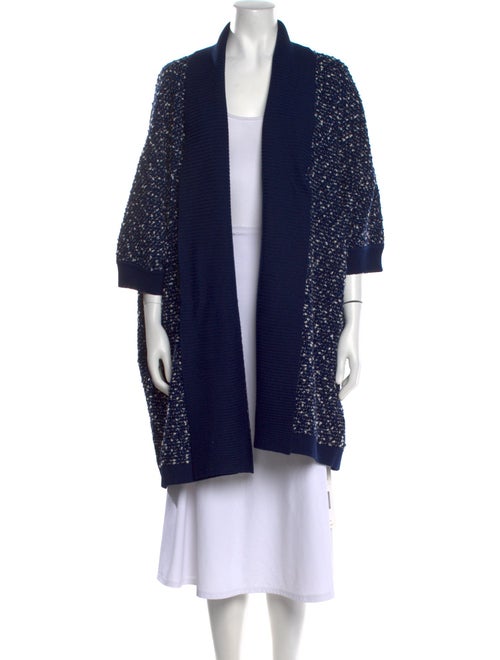 St. John Sport Wool Open Front Sweater