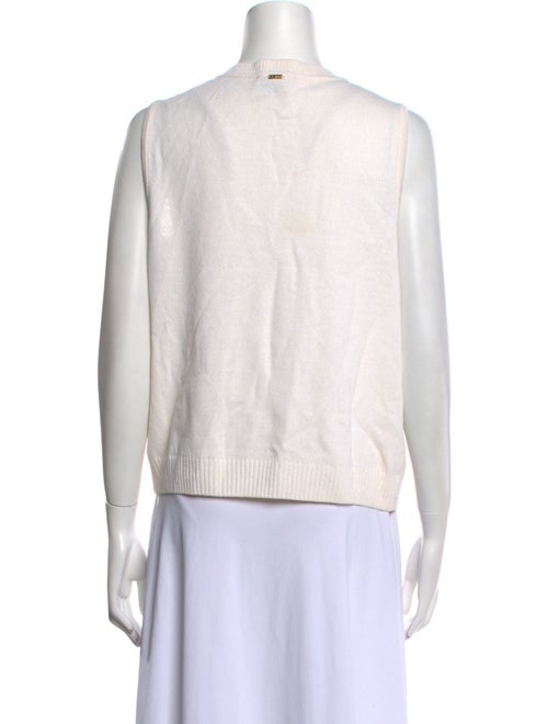 St. John Sport Striped Scoop Neck Sweater