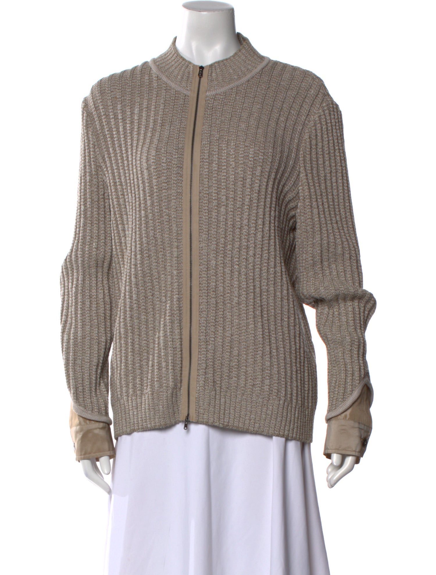 St. John Sport Mock Neck Sweater