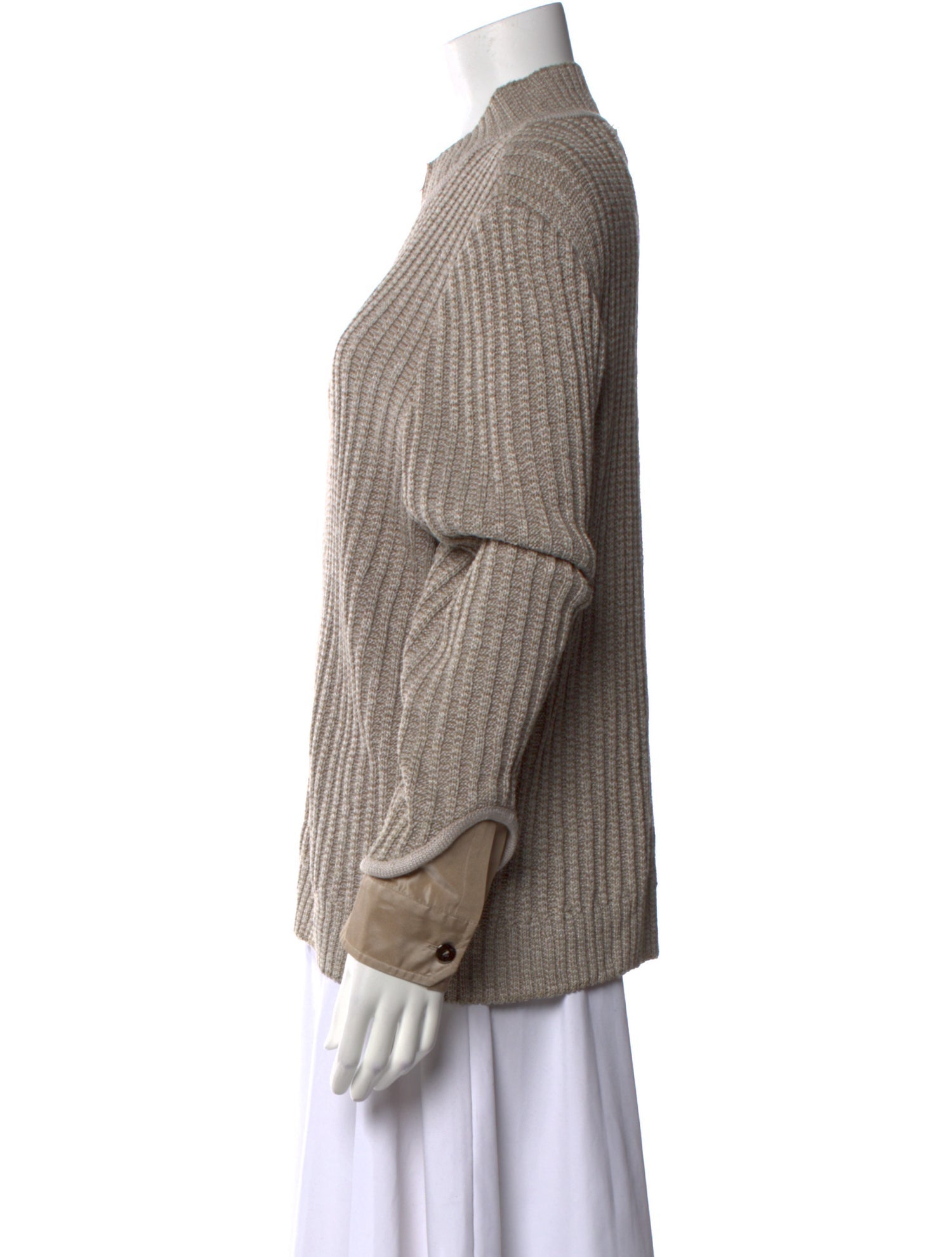 St. John Sport Mock Neck Sweater