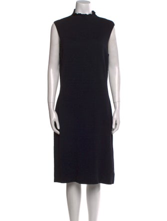 St. John Sport Turtleneck Knee-Length Dress