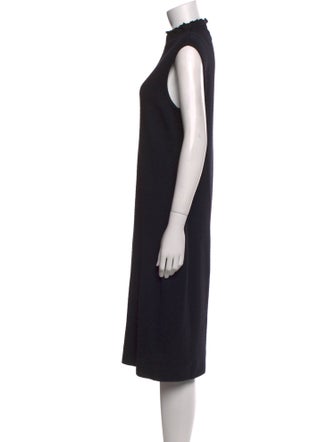 St. John Sport Turtleneck Knee-Length Dress