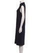 St. John Sport Turtleneck Knee-Length Dress