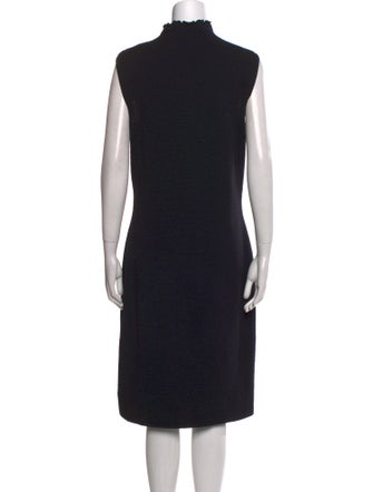 St. John Sport Turtleneck Knee-Length Dress