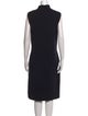 St. John Sport Turtleneck Knee-Length Dress