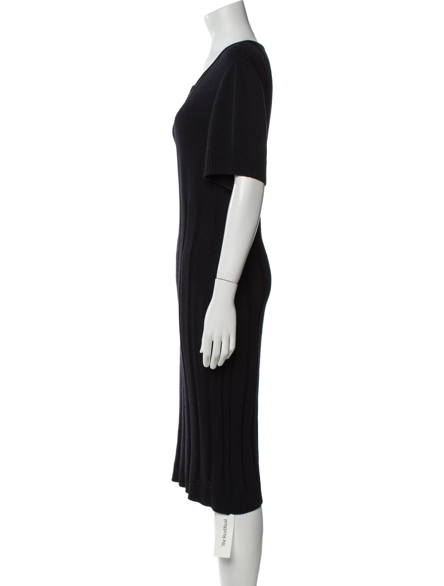 St. John Sport Wool Midi Length Dress