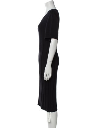St. John Sport Wool Midi Length Dress