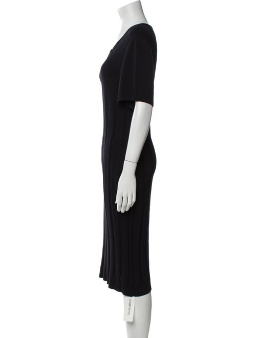 St. John Sport Wool Midi Length Dress