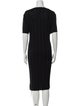 St. John Sport Wool Midi Length Dress