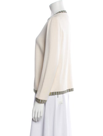 St. John Sport Wool Scoop Neck Sweater