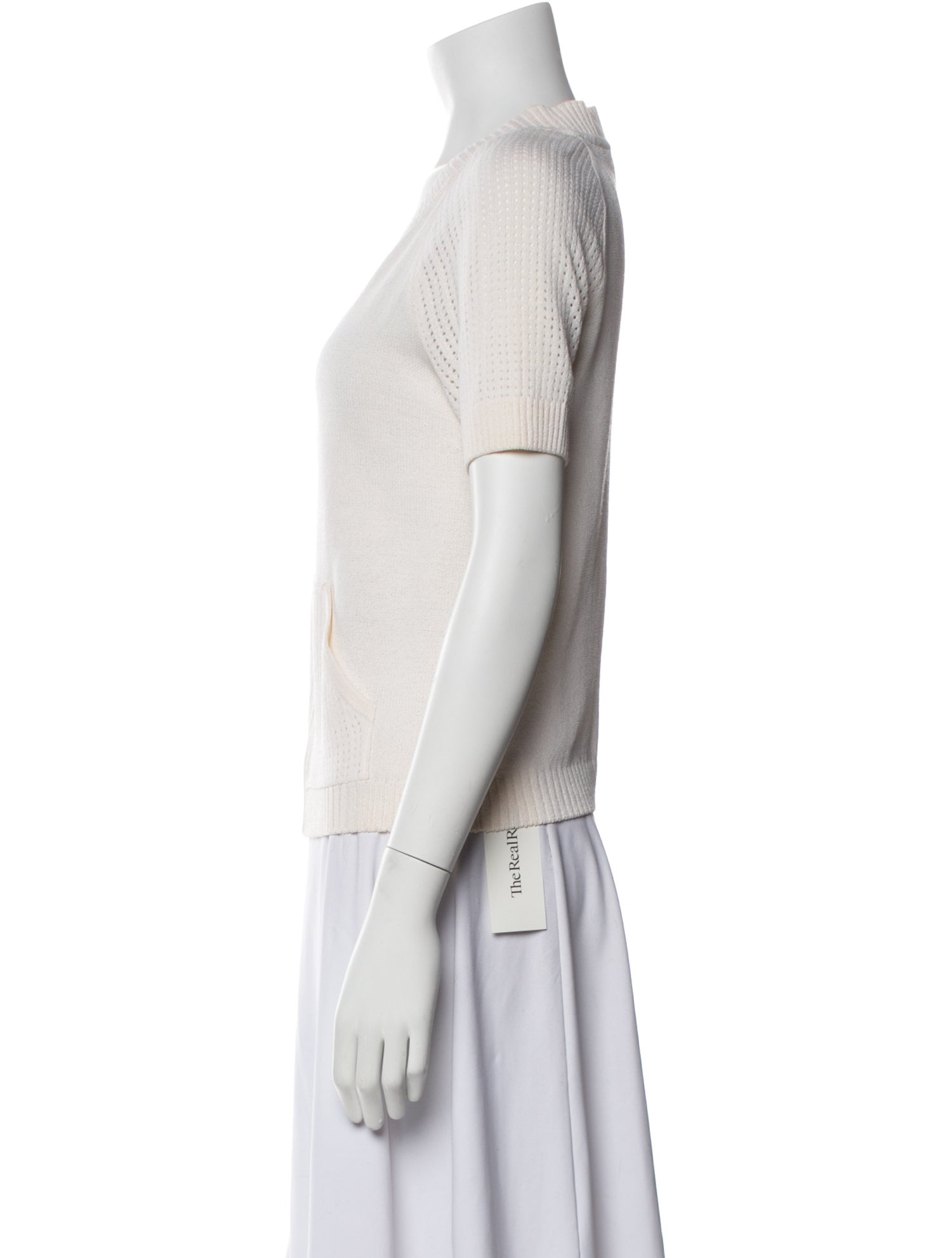 St. John Sport Wool V-Neck Sweater