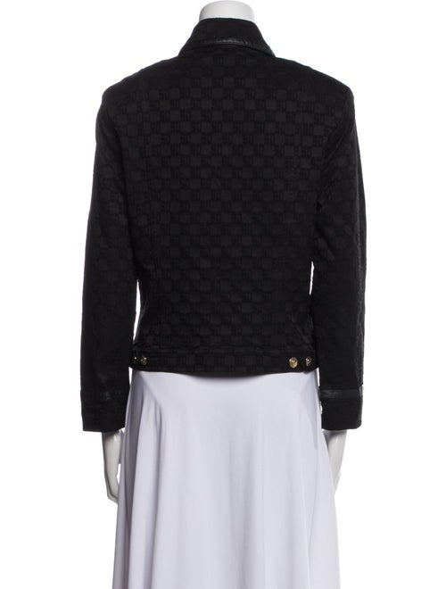 St. John Sport Printed Denim Jacket