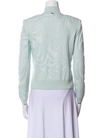 St. John Sport Wool Striped Evening Jacket