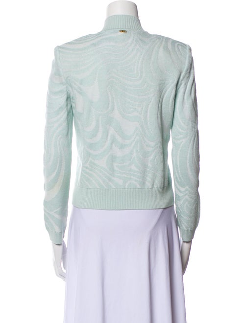 St. John Sport Wool Striped Evening Jacket