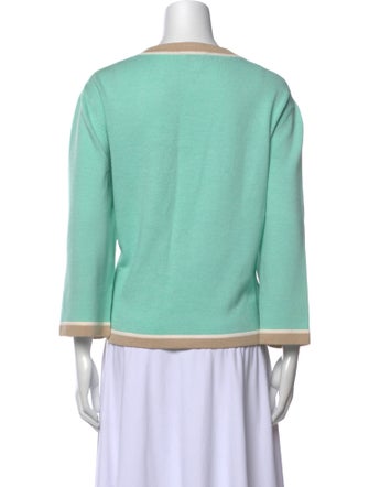 St. John Sport Wool Crew Neck Sweater