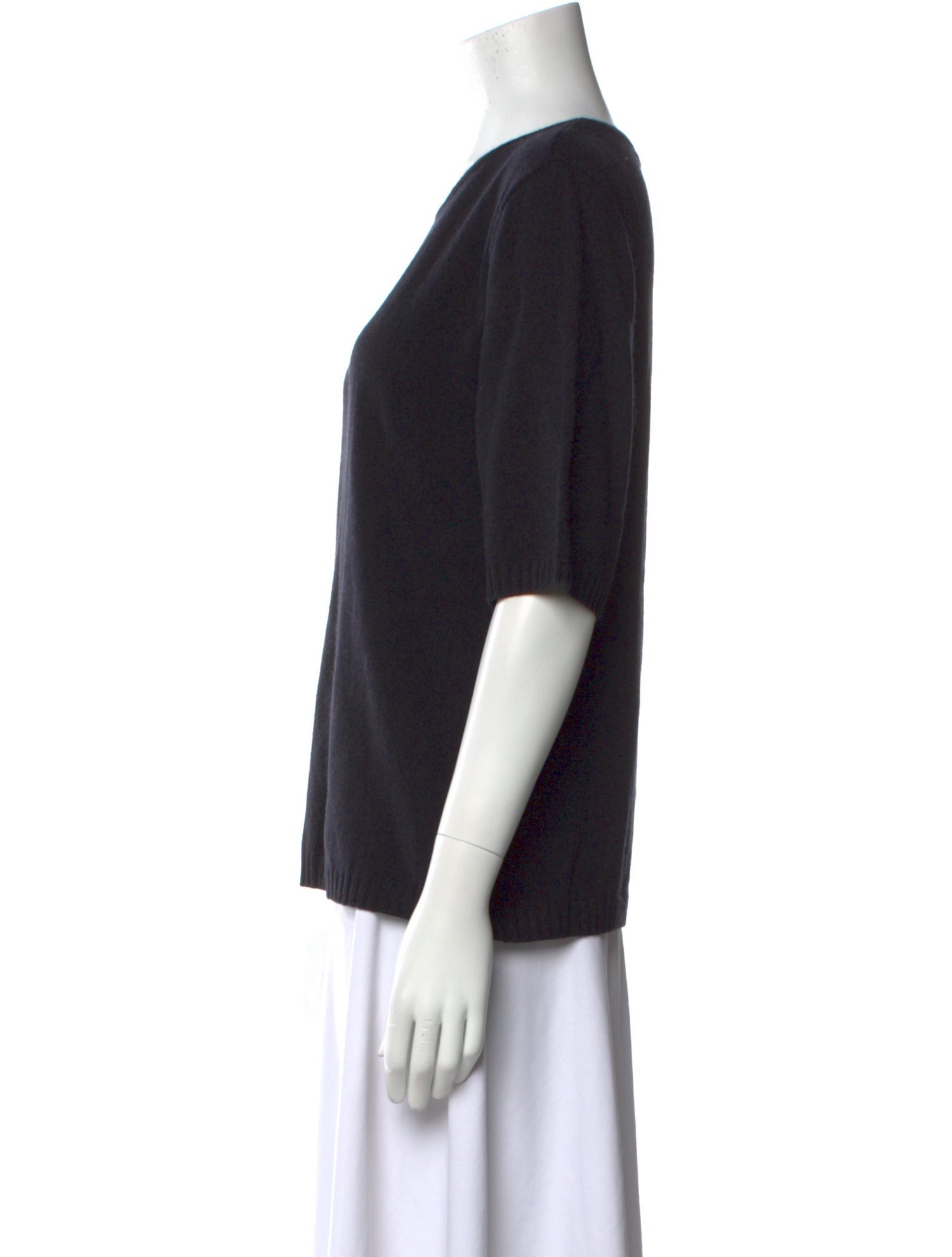 St. John Sport Cashmere Scoop Neck Sweater w/ Tags