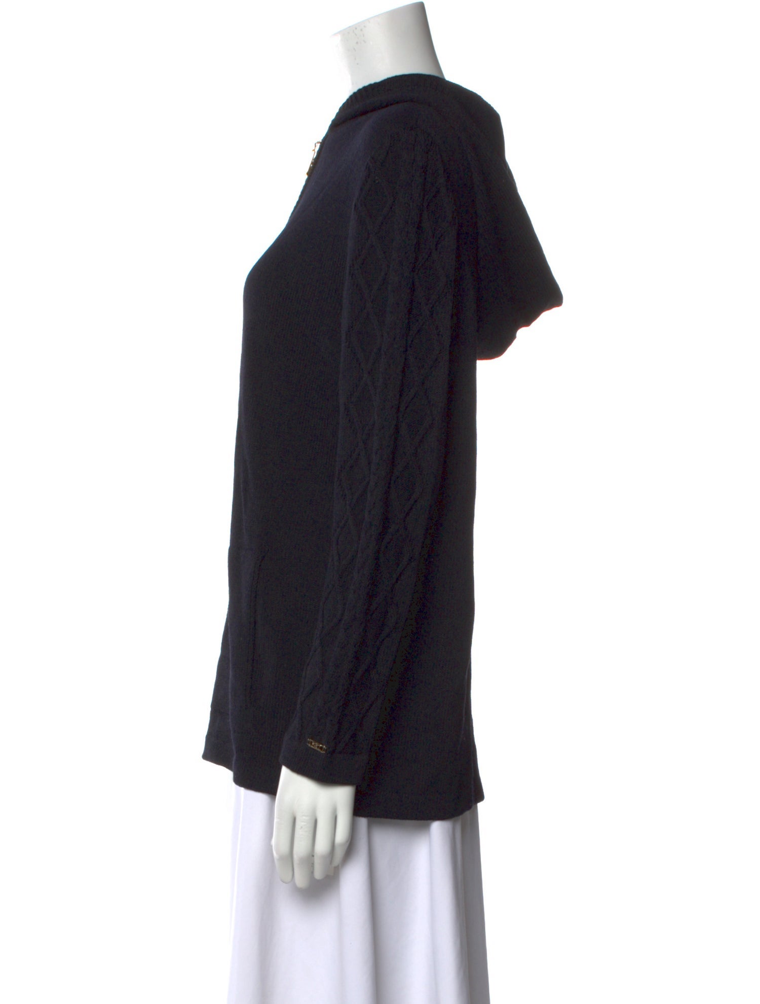 St. John Sport Wool Crew Neck Sweater