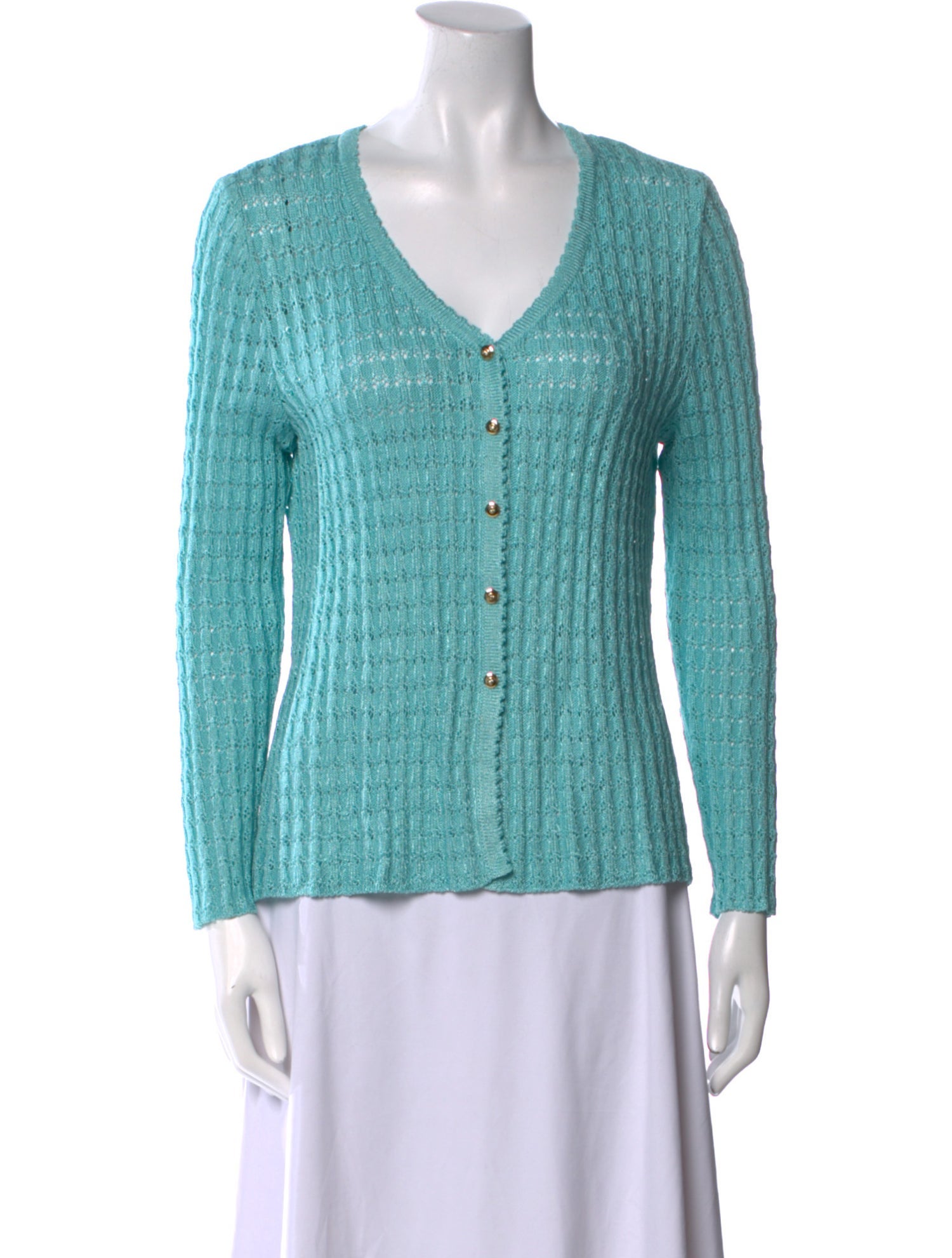 St. John Sport V-Neck Sweater