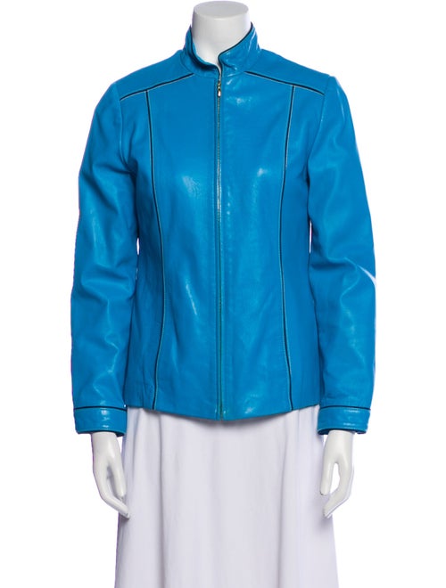 St. John Sport Leather Biker Jacket