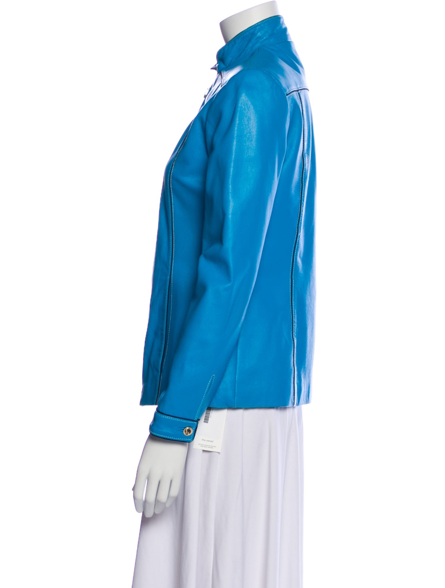 St. John Sport Leather Biker Jacket