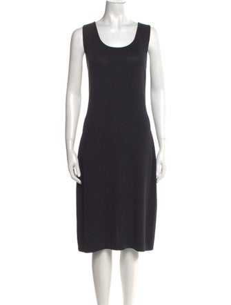 St. John Sport Wool Midi Length Dress