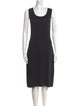 St. John Sport Wool Midi Length Dress