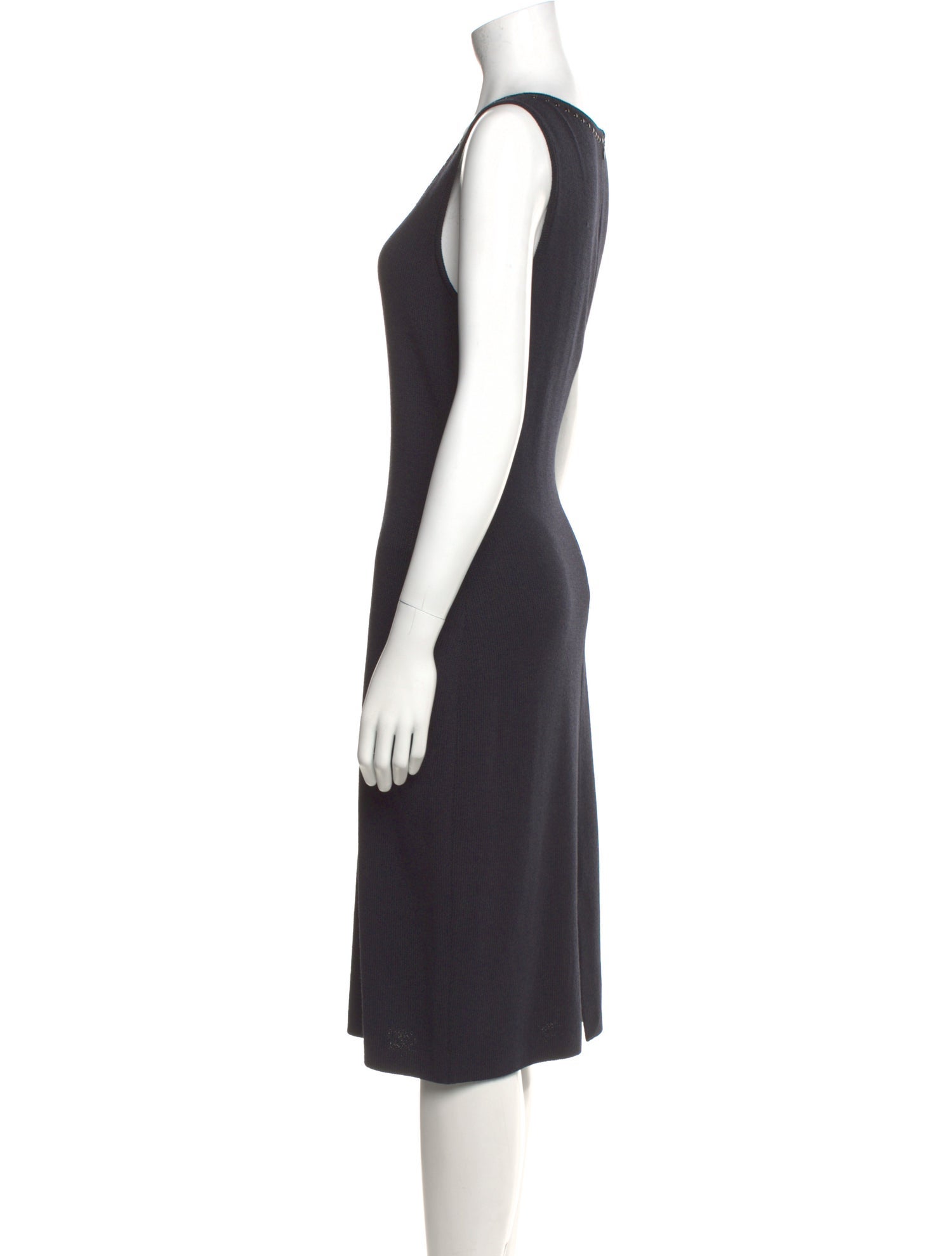St. John Sport Wool Midi Length Dress