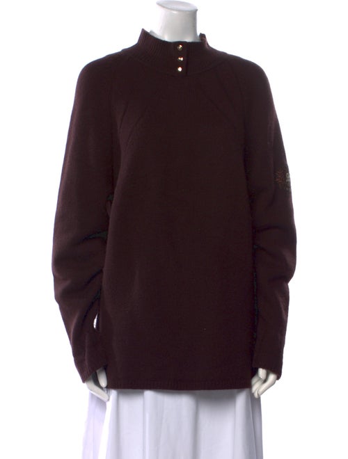St. John Sport Cashmere Mock Neck Sweater