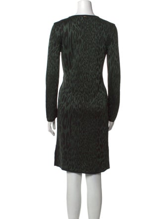 St. John Sport Printed Knee-Length Dress