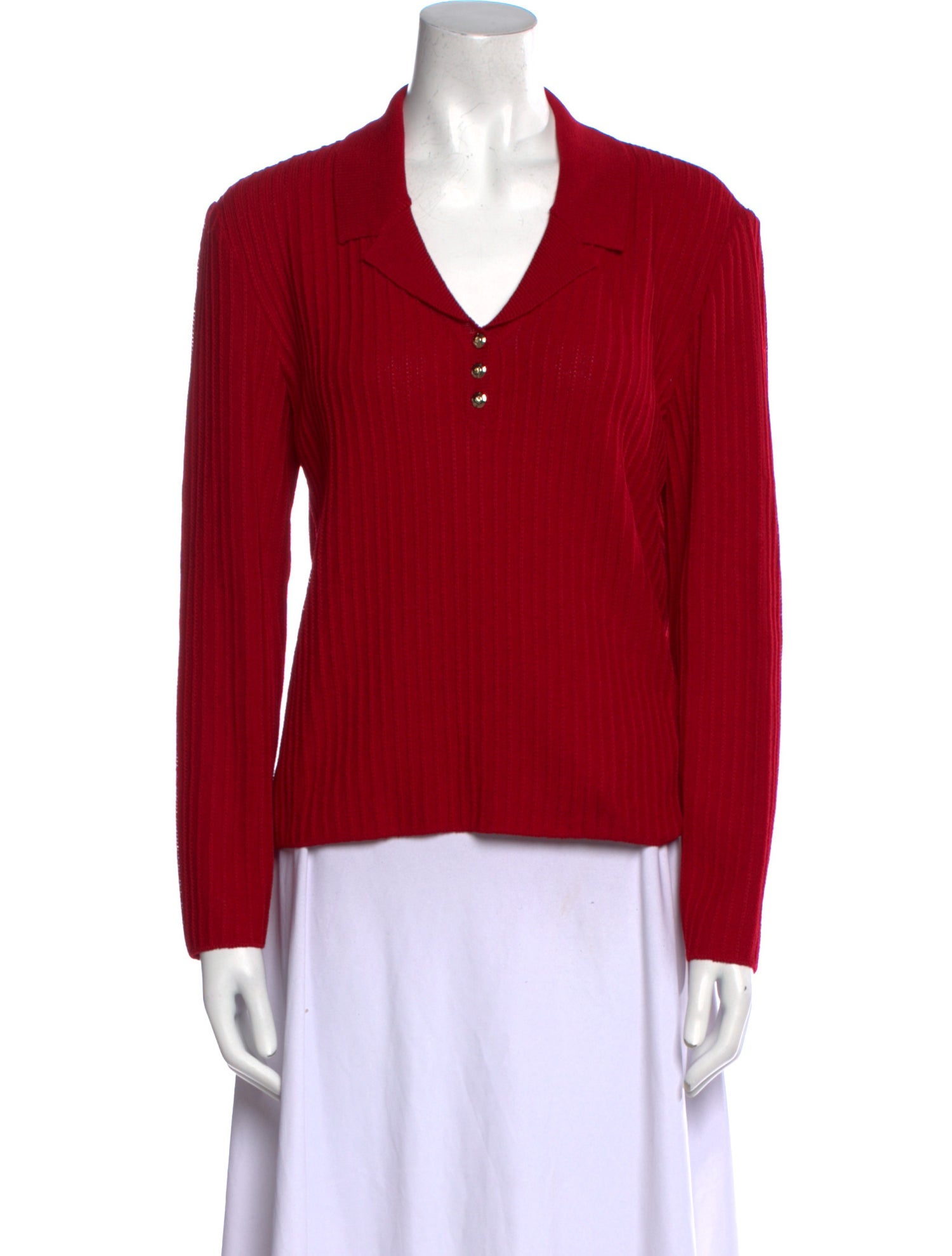 St. John Sport V-Neck Sweater