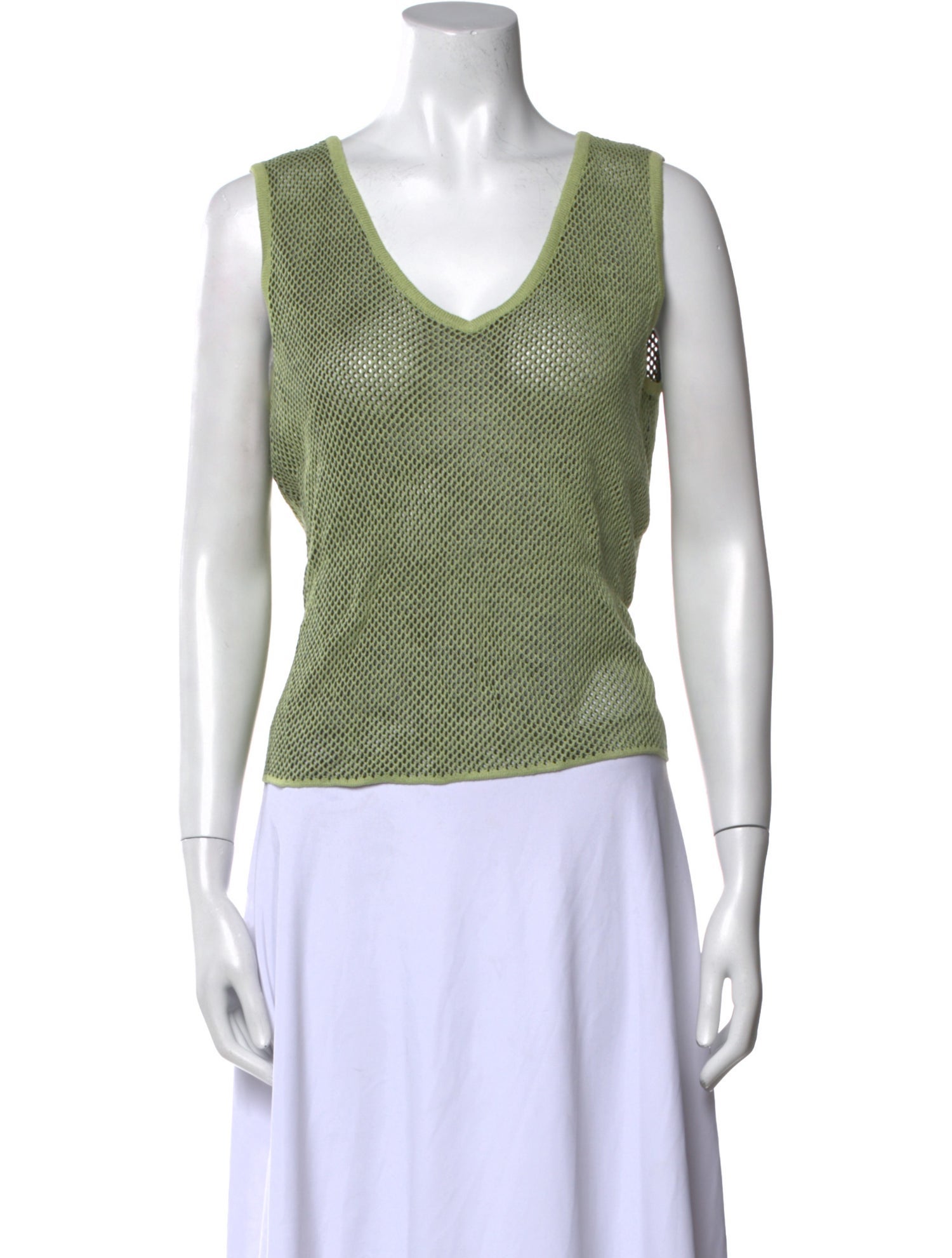 St. John Sport Wool V-Neck Sweater