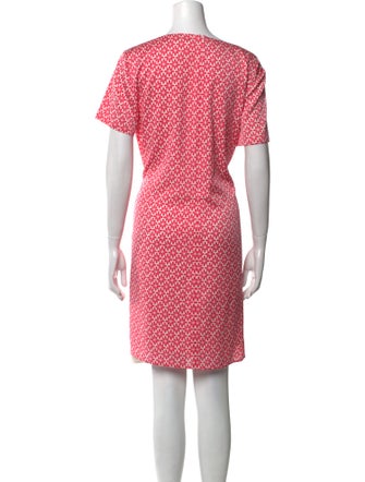 St. John Sport Silk Knee-Length Dress