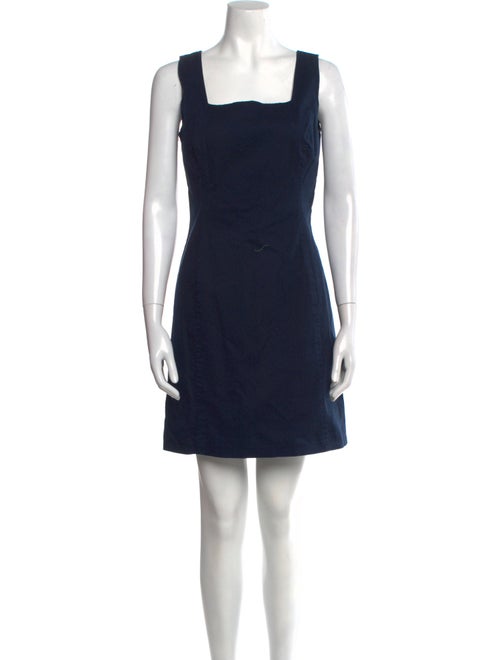 St. John Sport Square Neckline Mini Dress