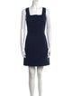 St. John Sport Square Neckline Mini Dress