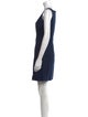 St. John Sport Square Neckline Mini Dress