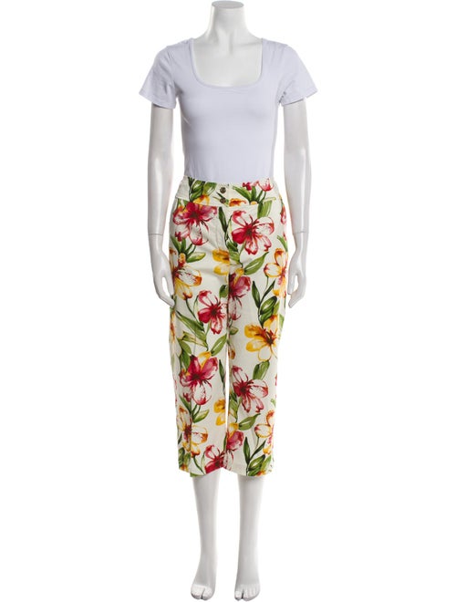 St. John Sport Floral Print Vest