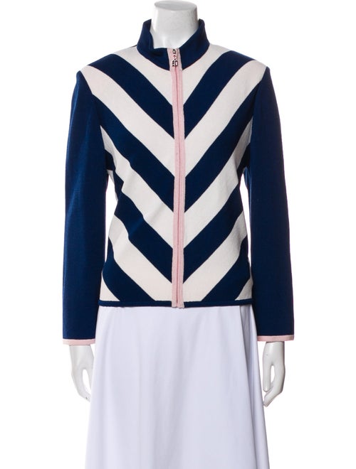 St. John Sport Wool Striped Blazer