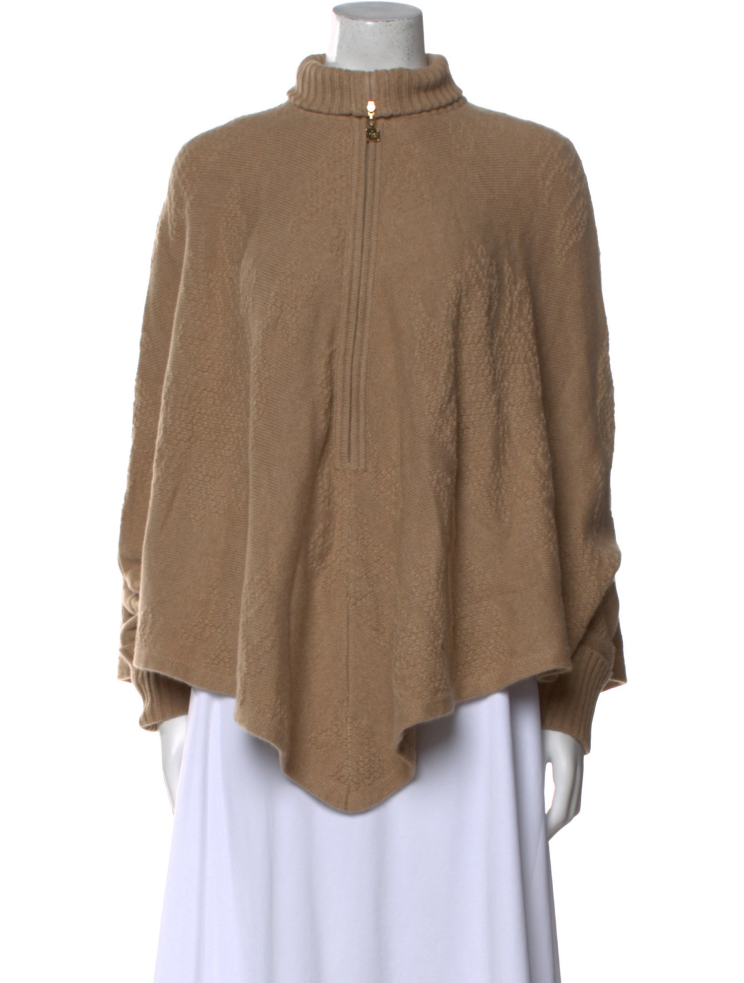 St. John Sport Cashmere Mock Neck Sweater