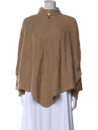 St. John Sport Cashmere Mock Neck Sweater