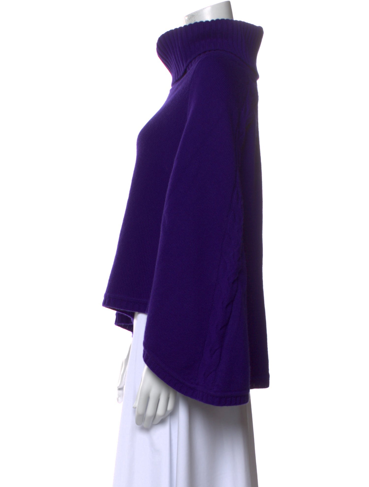 St. John Sport Cashmere Mock Neck Sweater