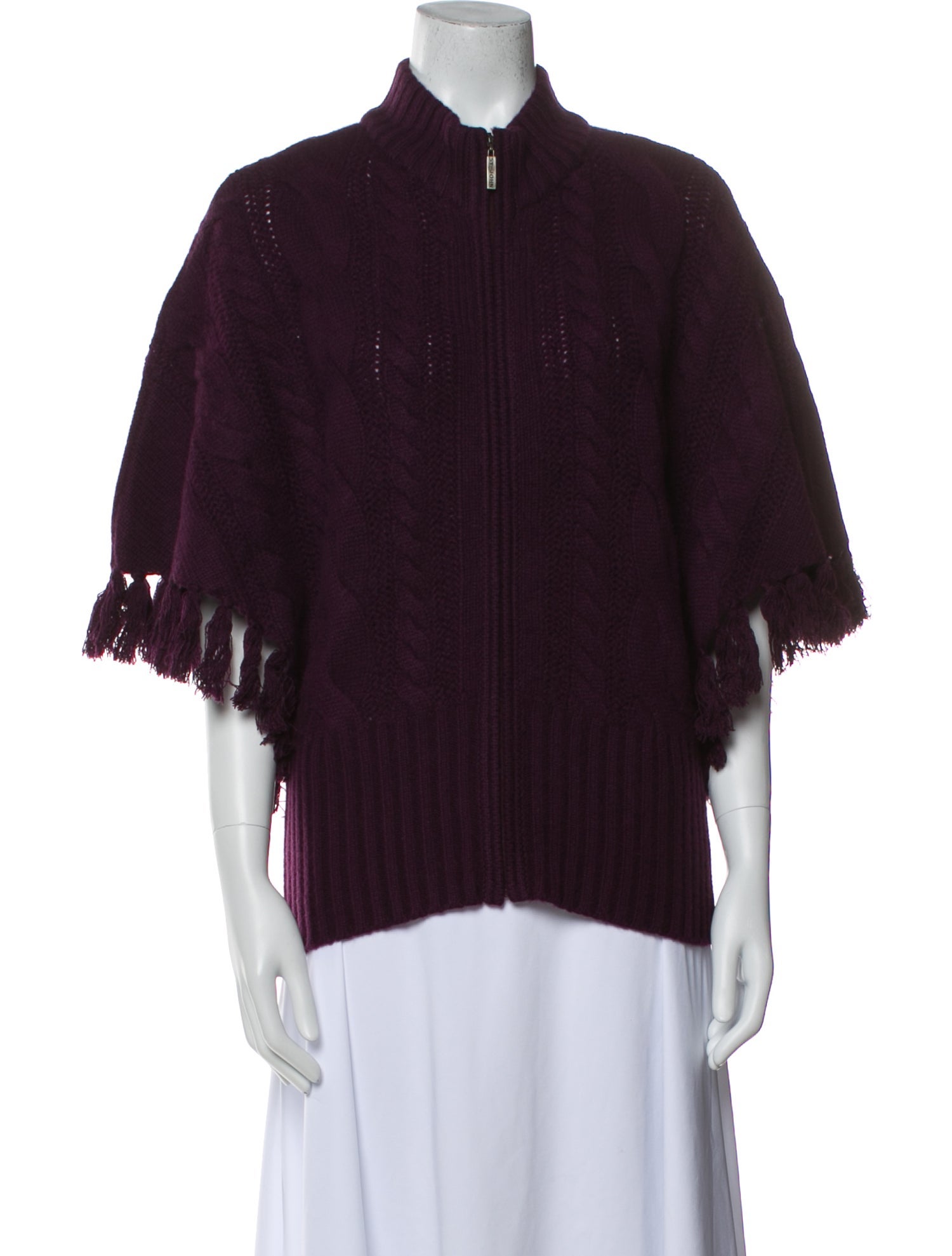 St. John Sport Cashmere Mock Neck Sweater