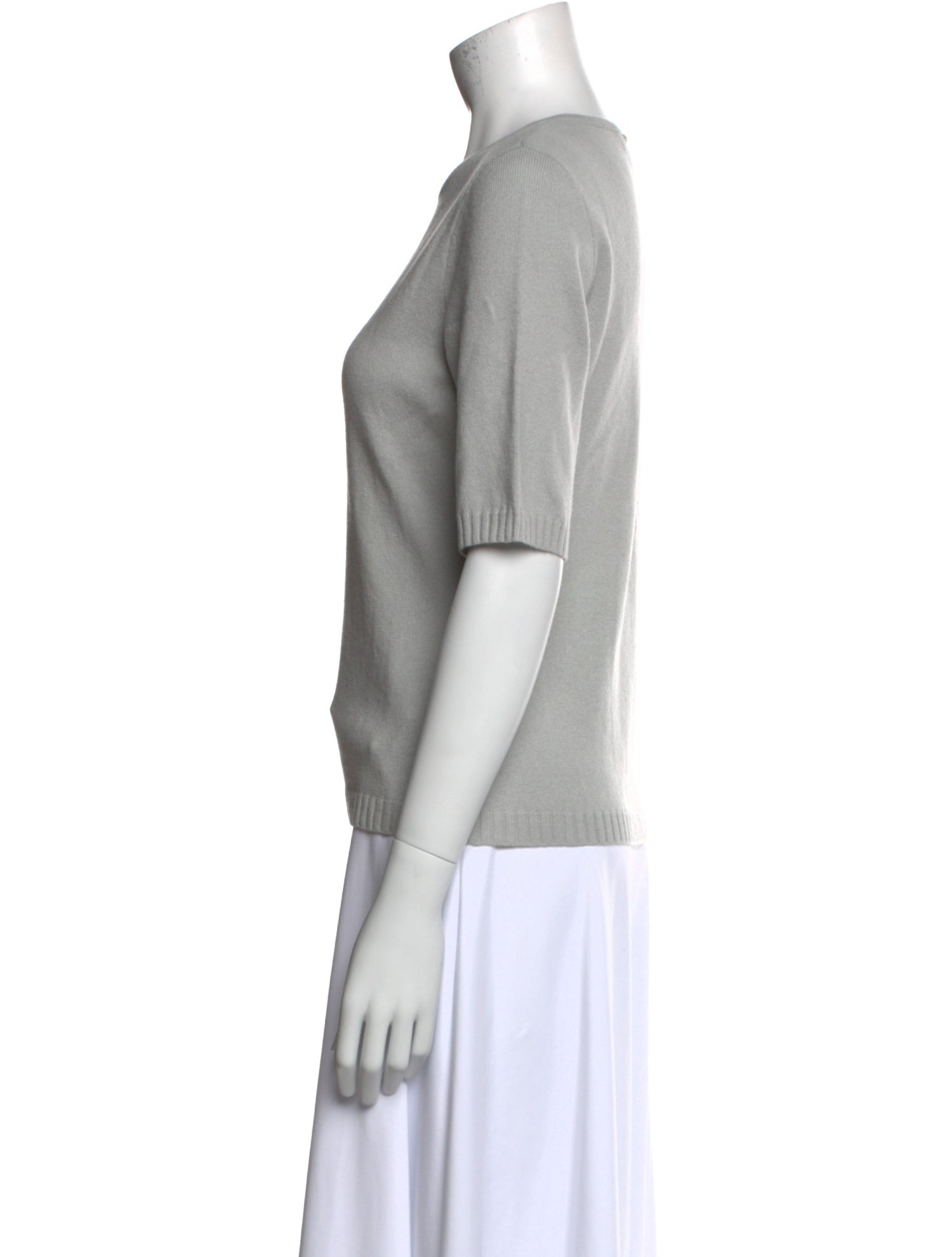 St. John Sport Cashmere Scoop Neck Sweater
