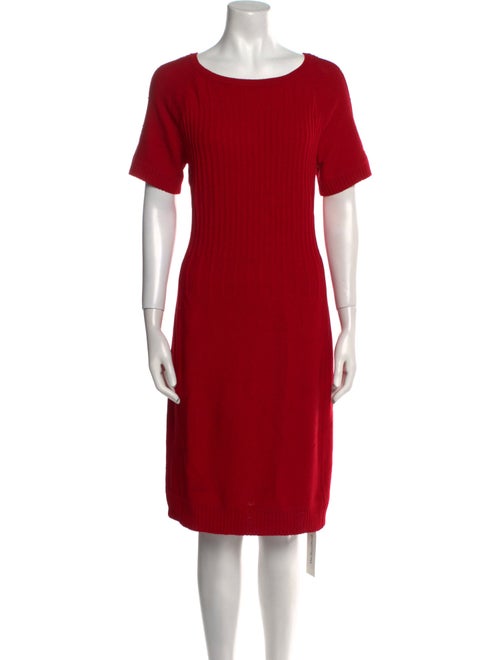 St. John Sport Wool Knee-Length Dress