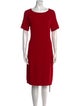 St. John Sport Wool Knee-Length Dress