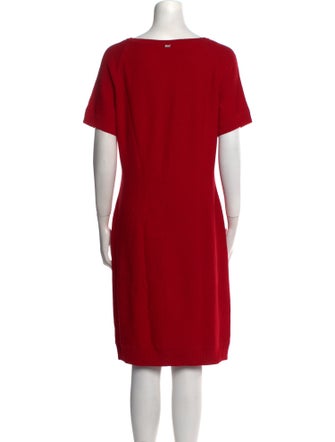 St. John Sport Wool Knee-Length Dress