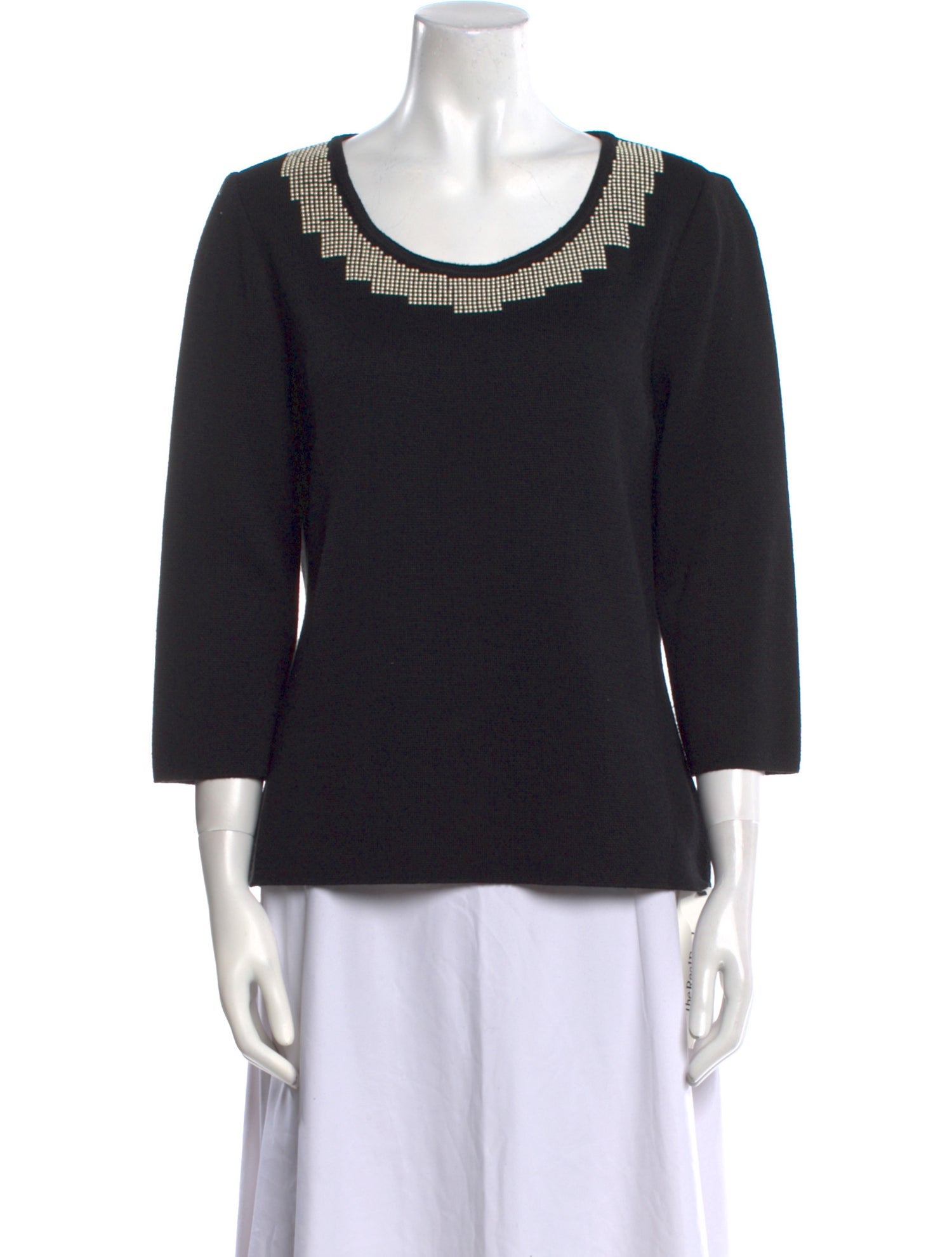 St. John Sport Scoop Neck Sweater w/ Tags