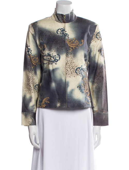 St. John Sport Floral Print Evening Jacket