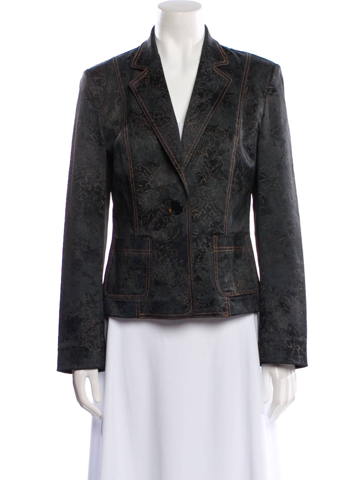 St. John Sport Floral Print Blazer