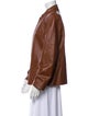 St. John Sport Lamb Leather Jacket