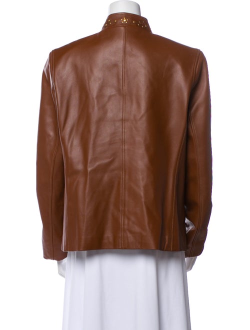 St. John Sport Lamb Leather Jacket